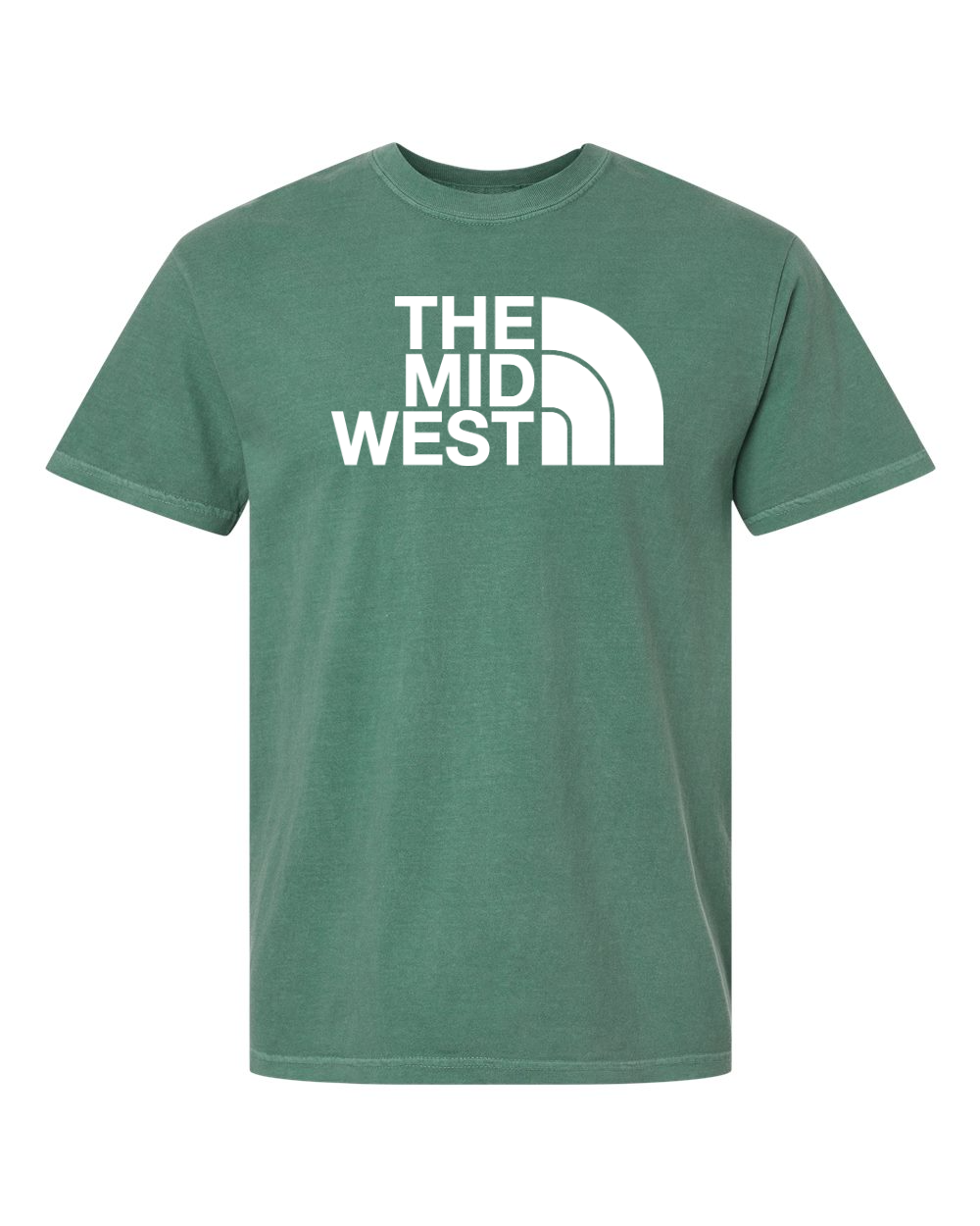 Comfort Colors Unisex Garment-Dyed Heavyweight T-Shirt Light Green front mockup