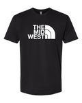 Next Level Unisex Cotton T-Shirt Black front mockup