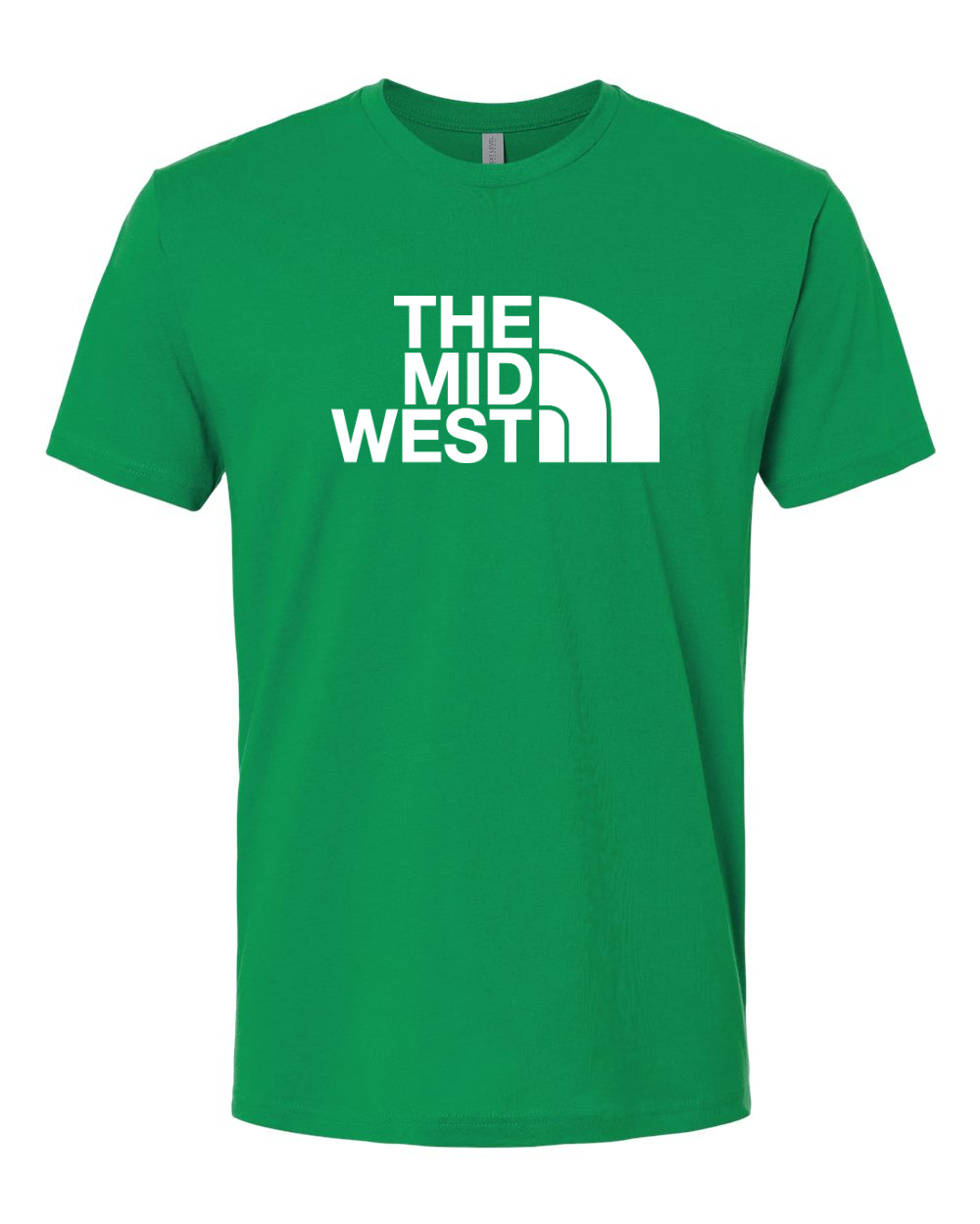 Next Level Unisex Cotton T-Shirt Kelly Green front mockup