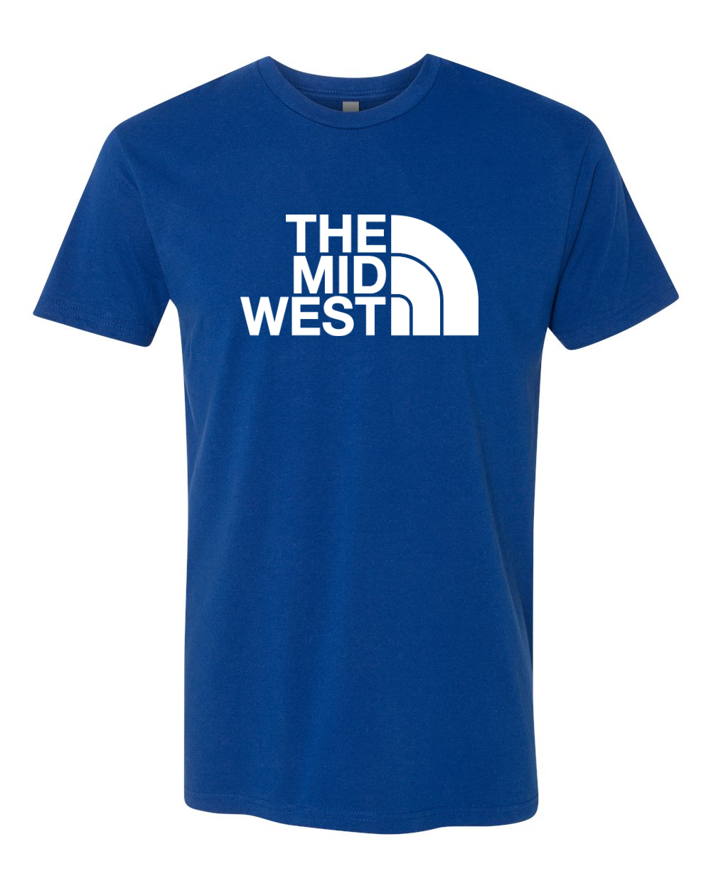 Next Level Unisex Cotton T-Shirt Royal front mockup
