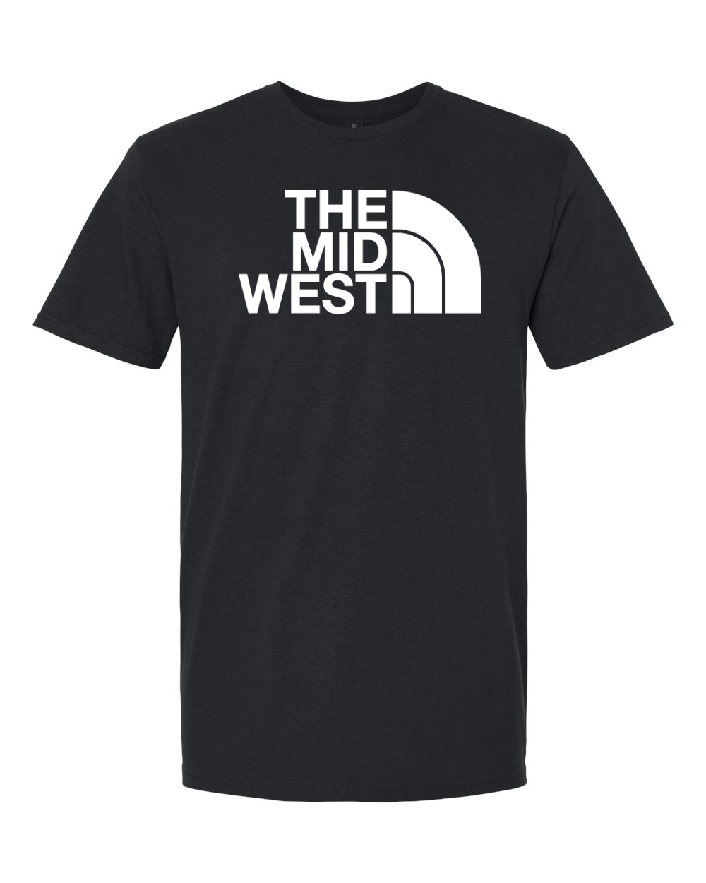 Gildan Unisex Softstyle® T-Shirt Black front mockup