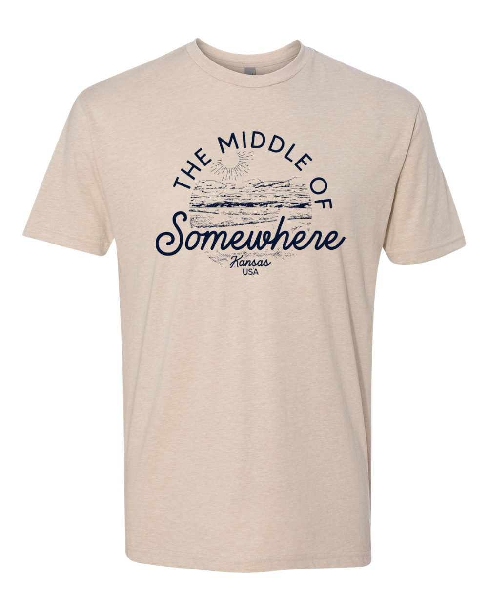 Next Level Unisex CVC T-Shirt Cream front mockup