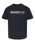 Gildan Youth Softstyle® T-Shirt Black front mockup