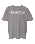 Gildan Youth Softstyle® T-Shirt Graphite Heather front mockup