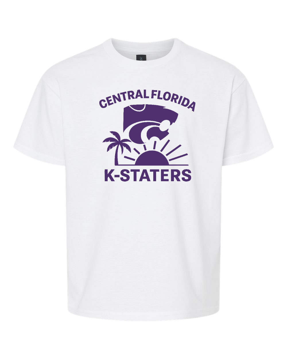 Gildan Youth Softstyle® T-Shirt White front mockup