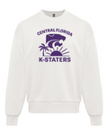 Next Level Unisex Heavyweight Crewneck Sweatshirt Bone front mockup