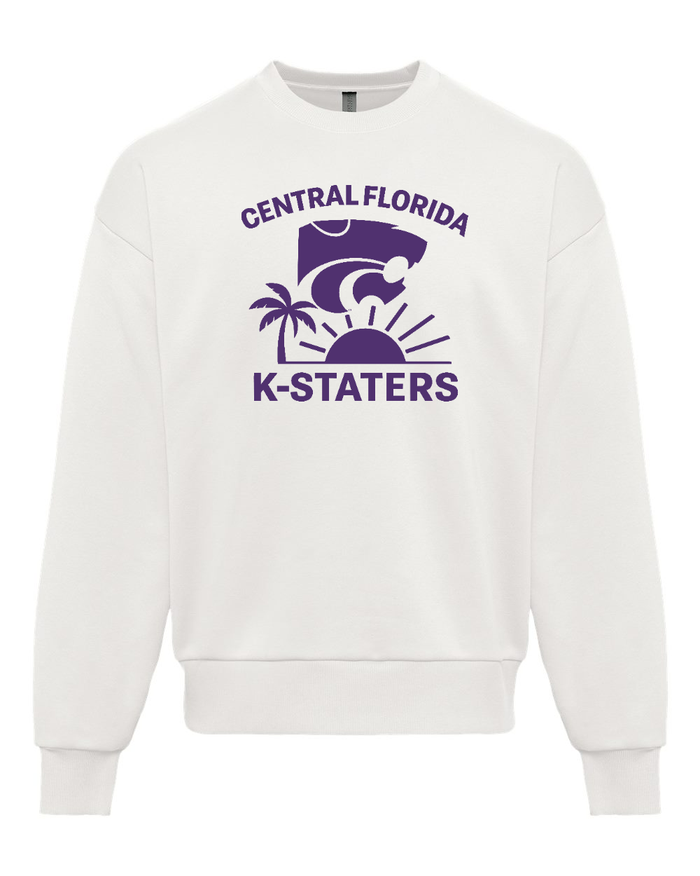 Next Level Unisex Heavyweight Crewneck Sweatshirt Bone front mockup