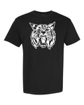 Comfort Colors Unisex Garment-Dyed Heavyweight T-Shirt Black front mockup