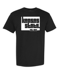 Comfort Colors Unisex Garment-Dyed Heavyweight T-Shirt Black front mockup
