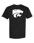 Comfort Colors Unisex Garment-Dyed Heavyweight T-Shirt Black front mockup