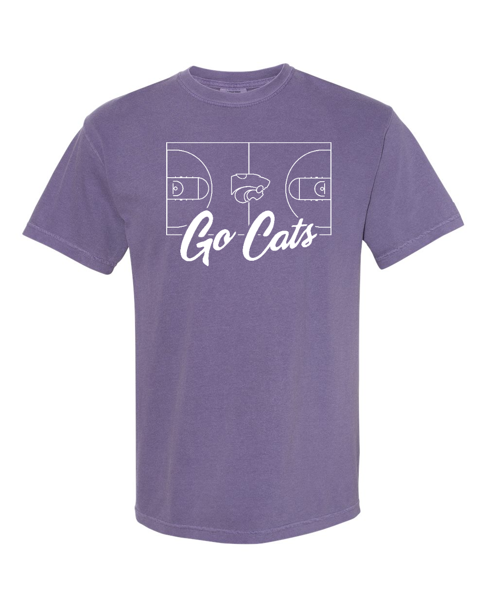 Comfort Colors Unisex Garment-Dyed Heavyweight T-Shirt Grape front mockup