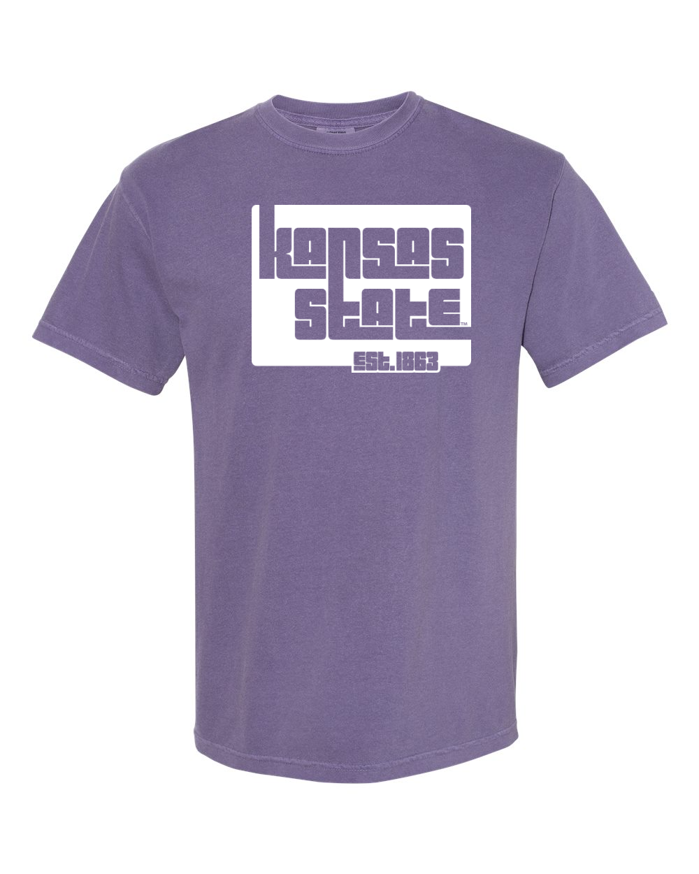 Comfort Colors Unisex Garment-Dyed Heavyweight T-Shirt Grape front mockup
