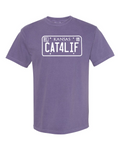 Comfort Colors Unisex Garment-Dyed Heavyweight T-Shirt Grape front mockup