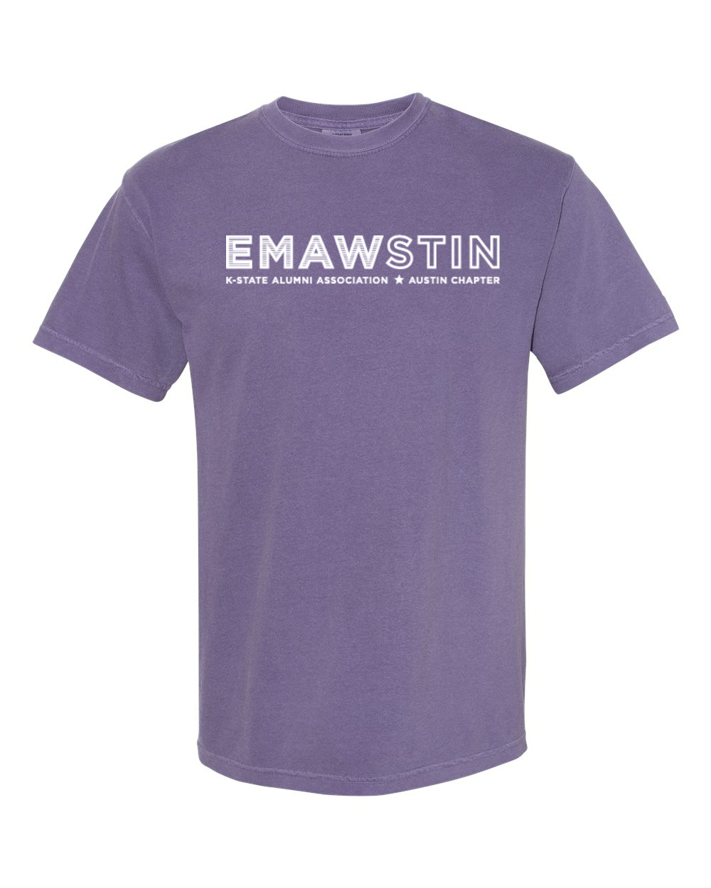 Comfort Colors Unisex Garment-Dyed Heavyweight T-Shirt Grape front mockup
