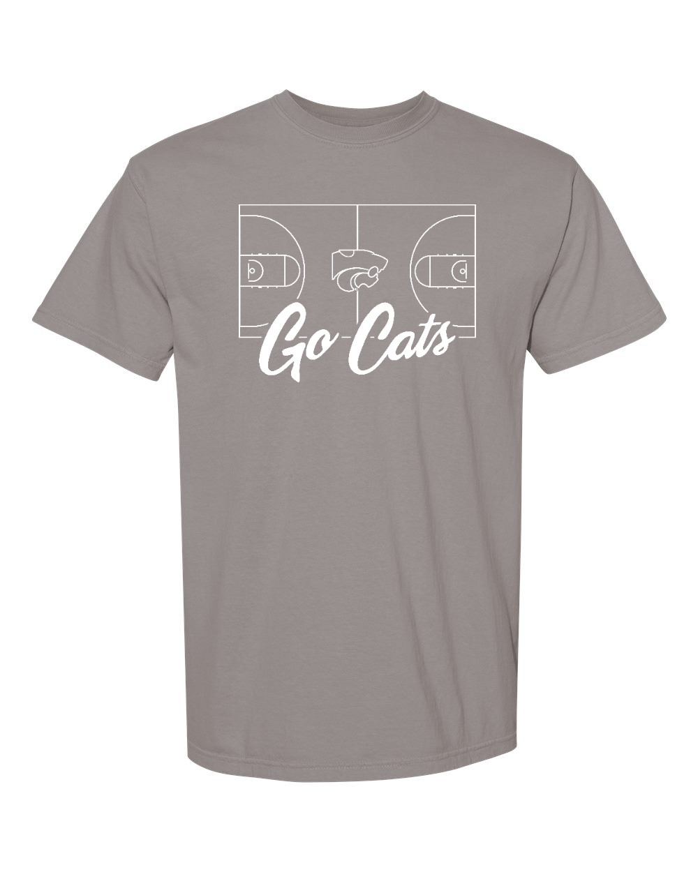 Comfort Colors Unisex Garment-Dyed Heavyweight T-Shirt Grey front mockup