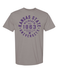 Comfort Colors Unisex Garment-Dyed Heavyweight T-Shirt Grey front mockup