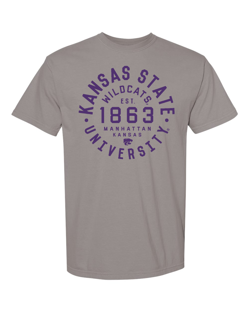 Comfort Colors Unisex Garment-Dyed Heavyweight T-Shirt Grey front mockup