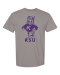 Comfort Colors Unisex Garment-Dyed Heavyweight T-Shirt Grey front mockup