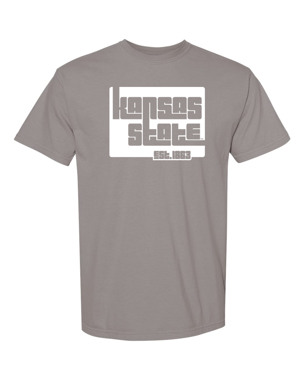 Comfort Colors Unisex Garment-Dyed Heavyweight T-Shirt Grey front mockup