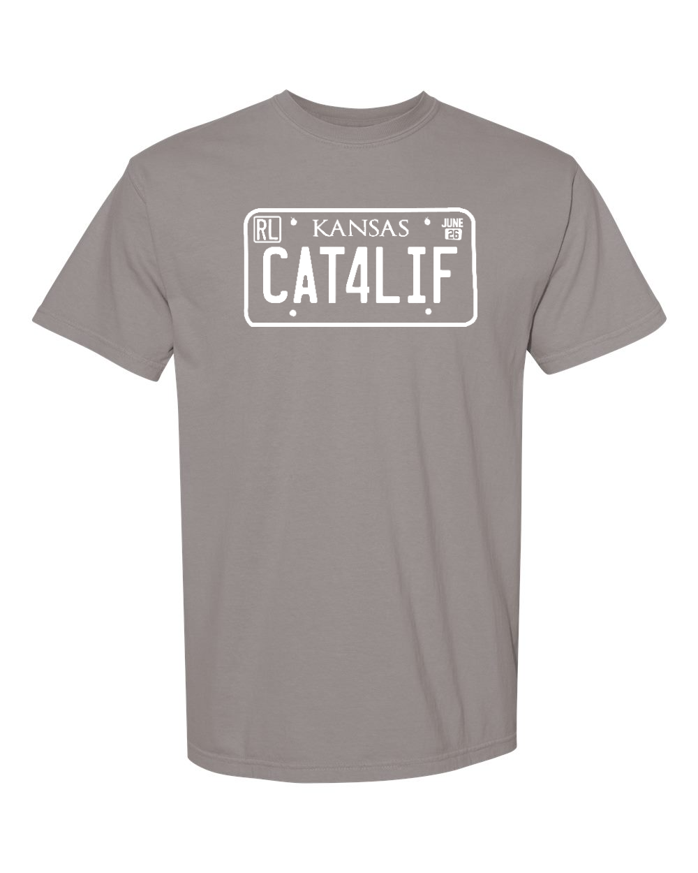 Comfort Colors Unisex Garment-Dyed Heavyweight T-Shirt Grey front mockup