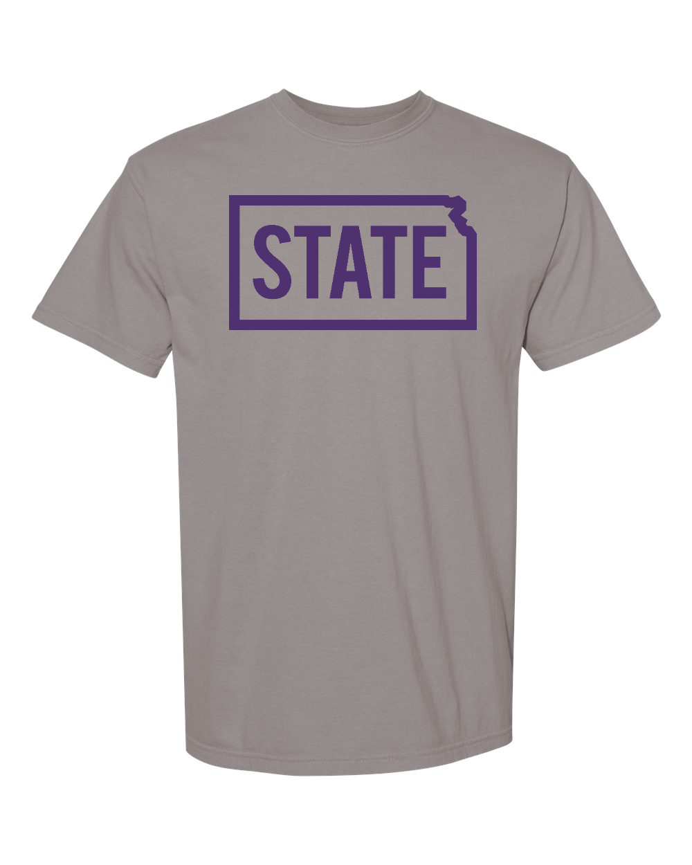 Comfort Colors Unisex Garment-Dyed Heavyweight T-Shirt Grey front mockup