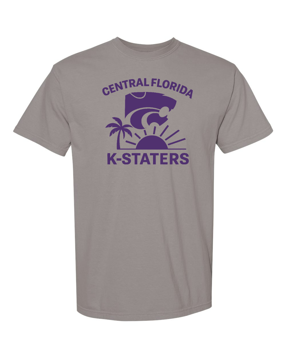 Comfort Colors Unisex Garment-Dyed Heavyweight T-Shirt Grey front mockup