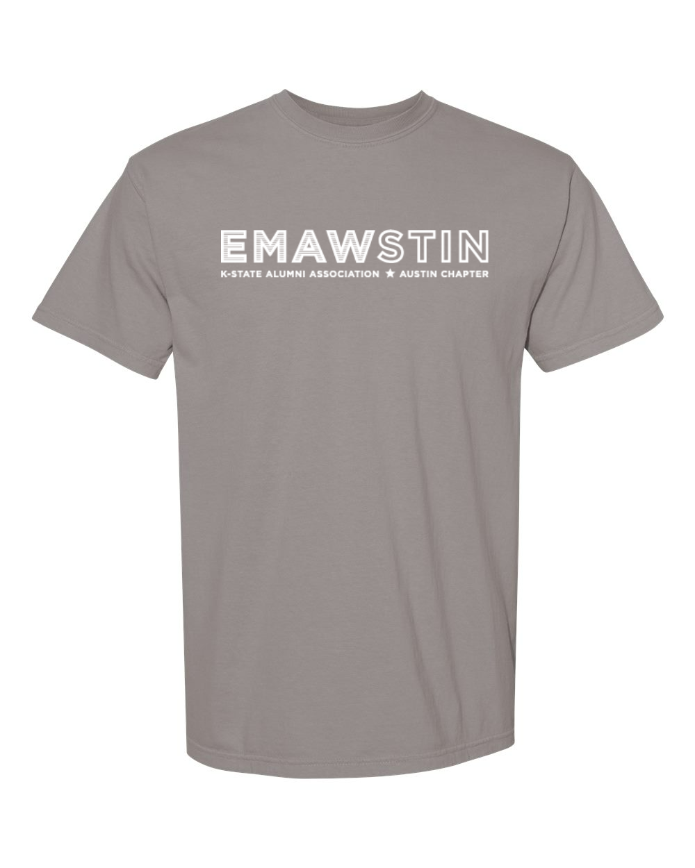 Comfort Colors Unisex Garment-Dyed Heavyweight T-Shirt Grey front mockup