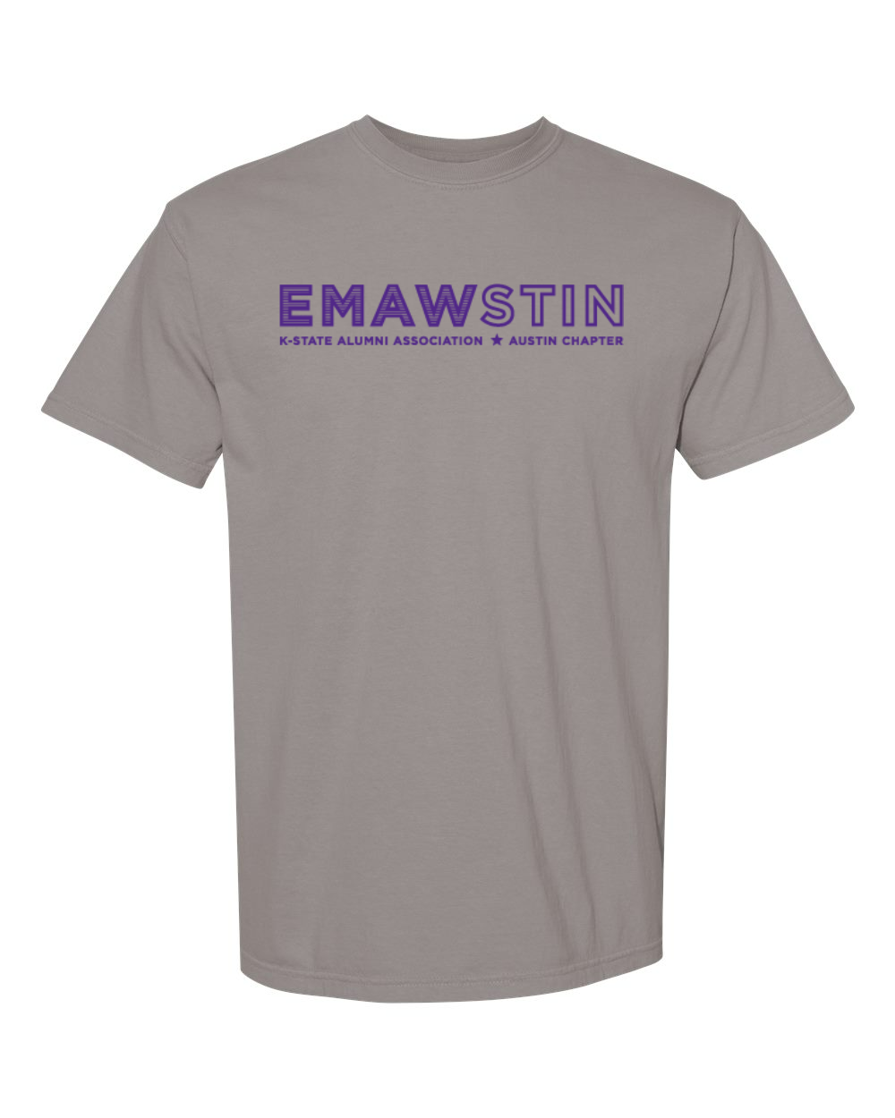 Comfort Colors Unisex Garment-Dyed Heavyweight T-Shirt Grey front mockup