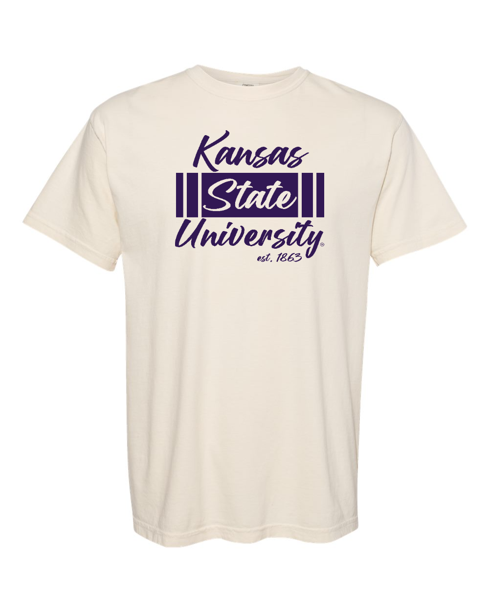 Comfort Colors Unisex Garment-Dyed Heavyweight T-Shirt Ivory front mockup