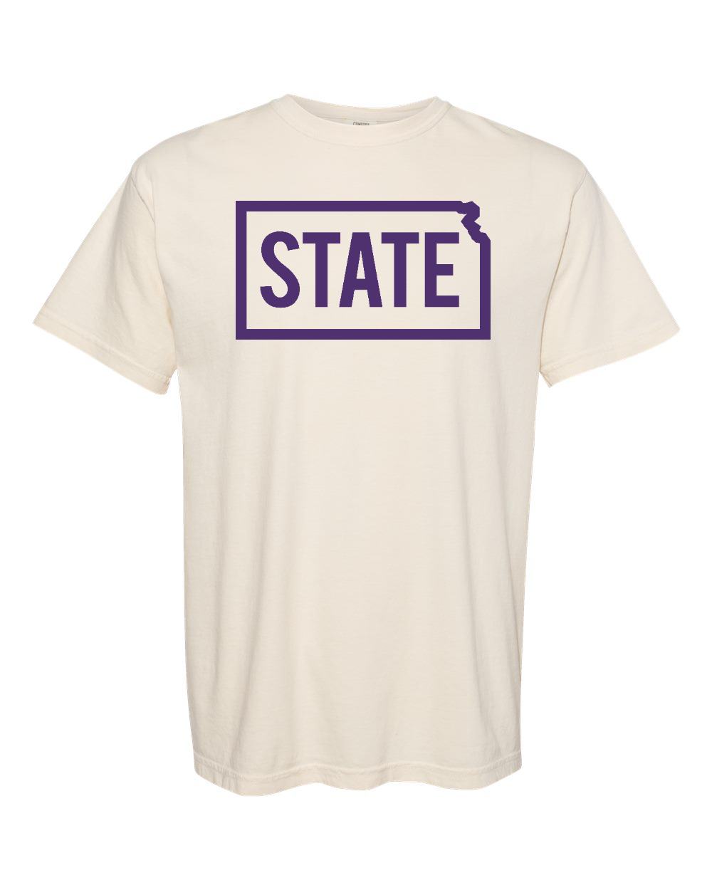Comfort Colors Unisex Garment-Dyed Heavyweight T-Shirt Ivory front mockup