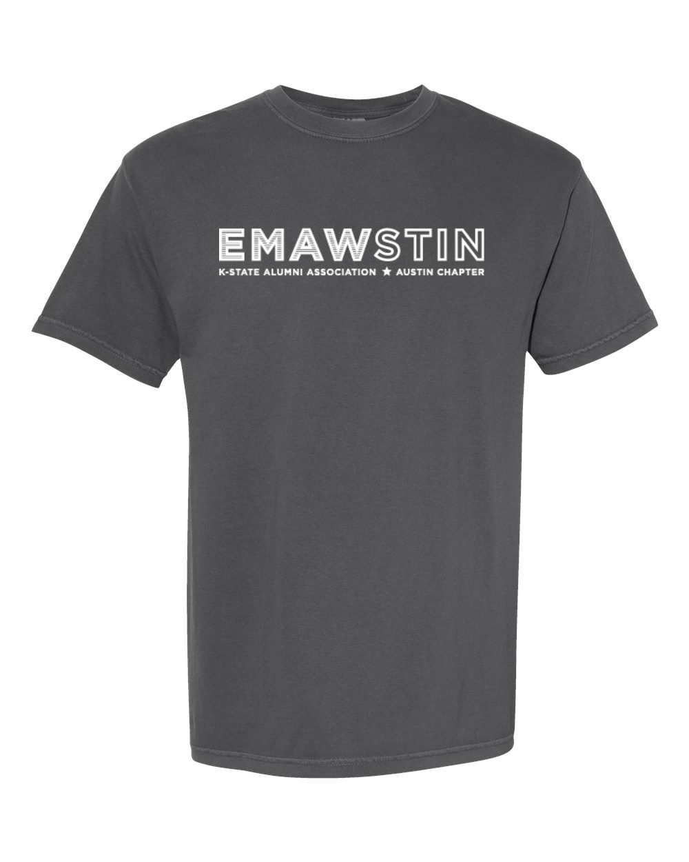 Comfort Colors Unisex Garment-Dyed Heavyweight T-Shirt Pepper front mockup