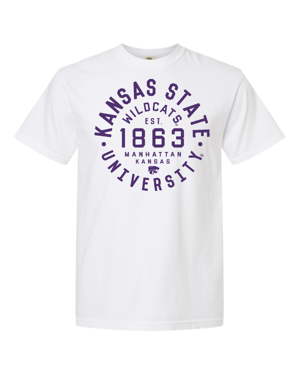 Comfort Colors Unisex Garment-Dyed Heavyweight T-Shirt White front mockup