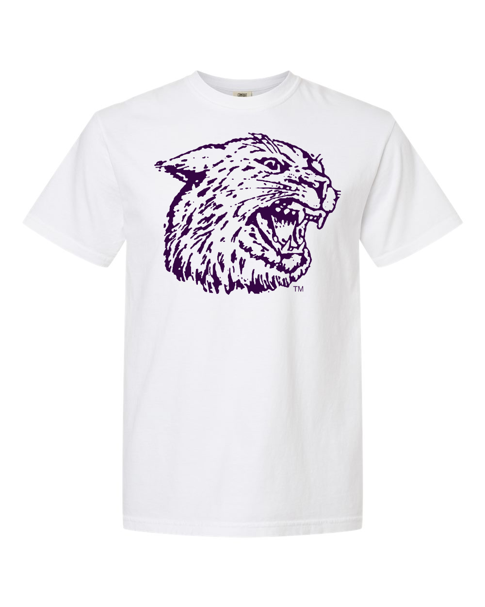 Comfort Colors Unisex Garment-Dyed Heavyweight T-Shirt White front mockup