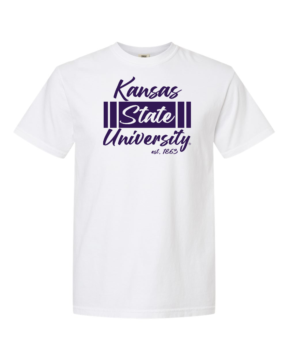 Comfort Colors Unisex Garment-Dyed Heavyweight T-Shirt White front mockup