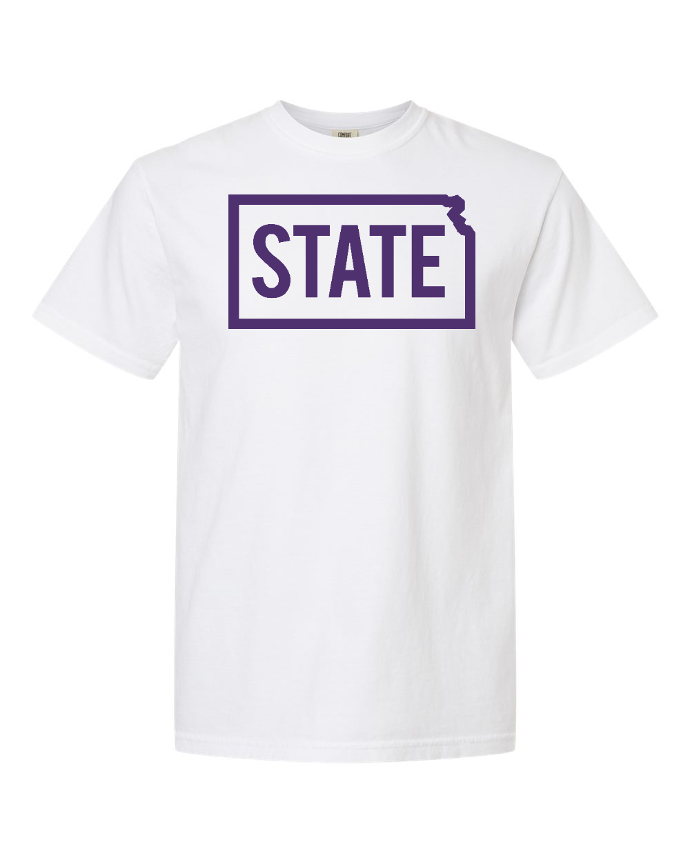 Comfort Colors Unisex Garment-Dyed Heavyweight T-Shirt White front mockup