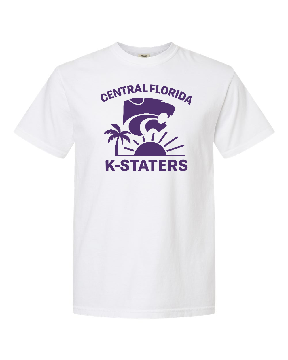 Comfort Colors Unisex Garment-Dyed Heavyweight T-Shirt White front mockup