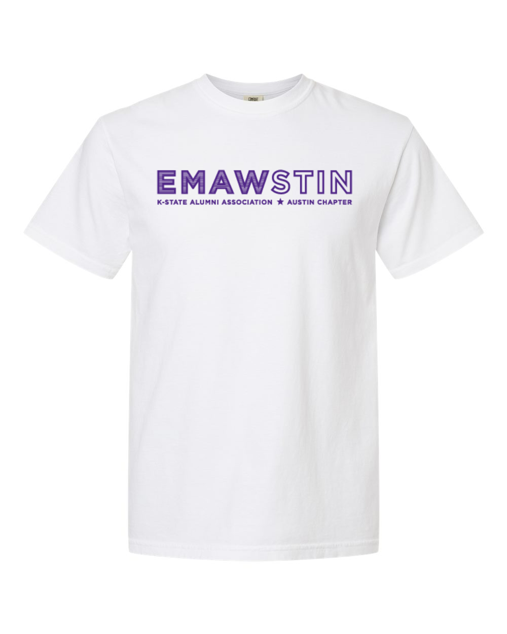 Comfort Colors Unisex Garment-Dyed Heavyweight T-Shirt White front mockup