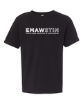 Next Level Youth Cotton T-Shirt Black front mockup