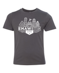 Next Level Youth Cotton T-Shirt Heavy Metal front mockup