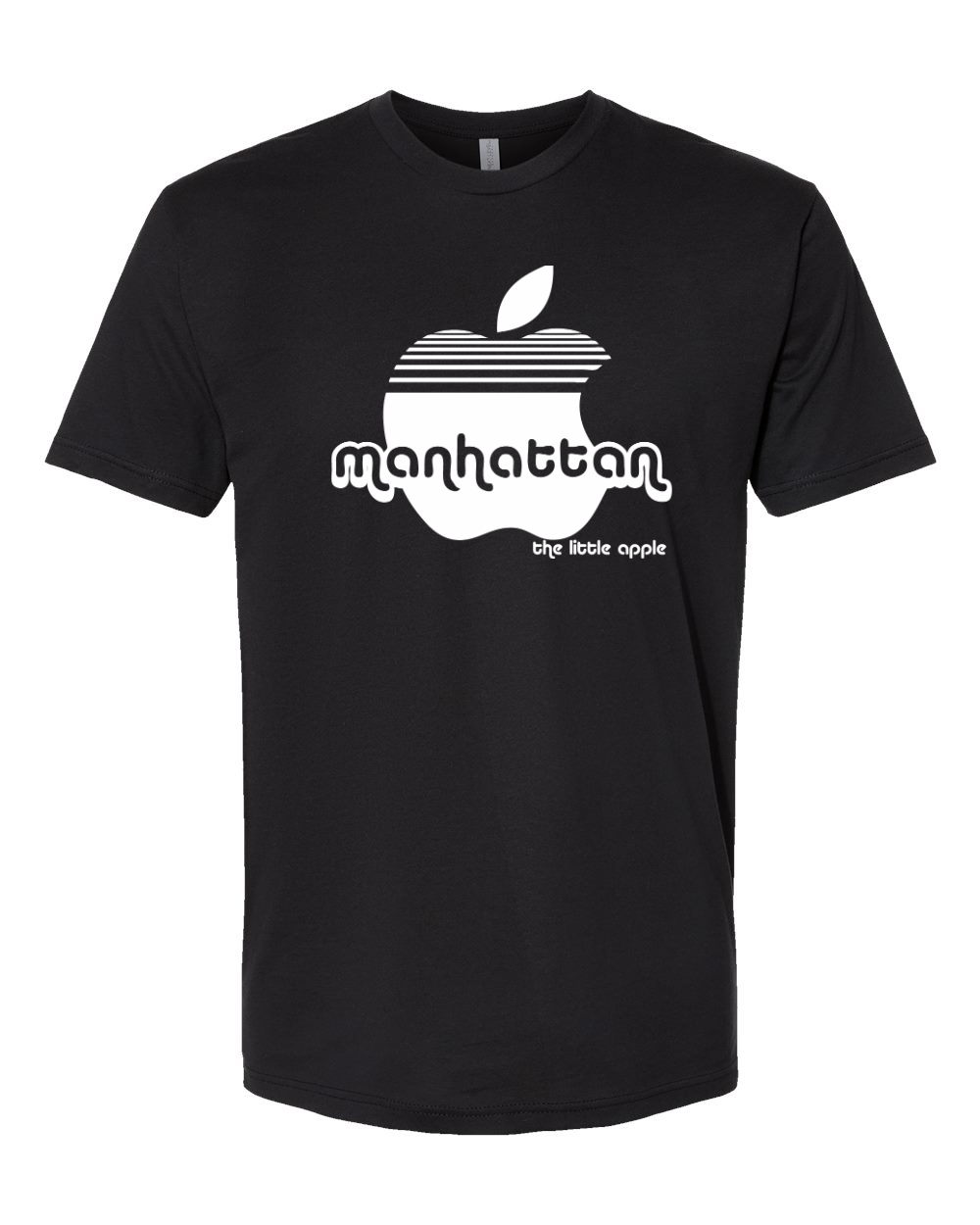 Next Level Unisex Cotton T-Shirt Black front mockup
