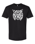 Next Level Unisex Cotton T-Shirt Black front mockup