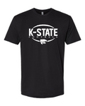 Next Level Unisex Cotton T-Shirt Black front mockup