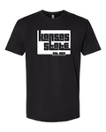 Next Level Unisex Cotton T-Shirt Black front mockup