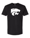 Next Level Unisex Cotton T-Shirt Black front mockup