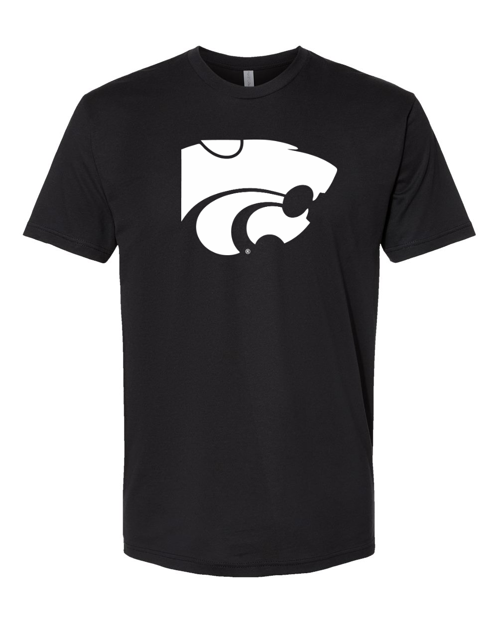 Next Level Unisex Cotton T-Shirt Black front mockup