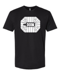 Next Level Unisex Cotton T-Shirt Black front mockup