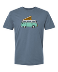 Next Level Unisex Cotton T-Shirt Blue Jean front mockup