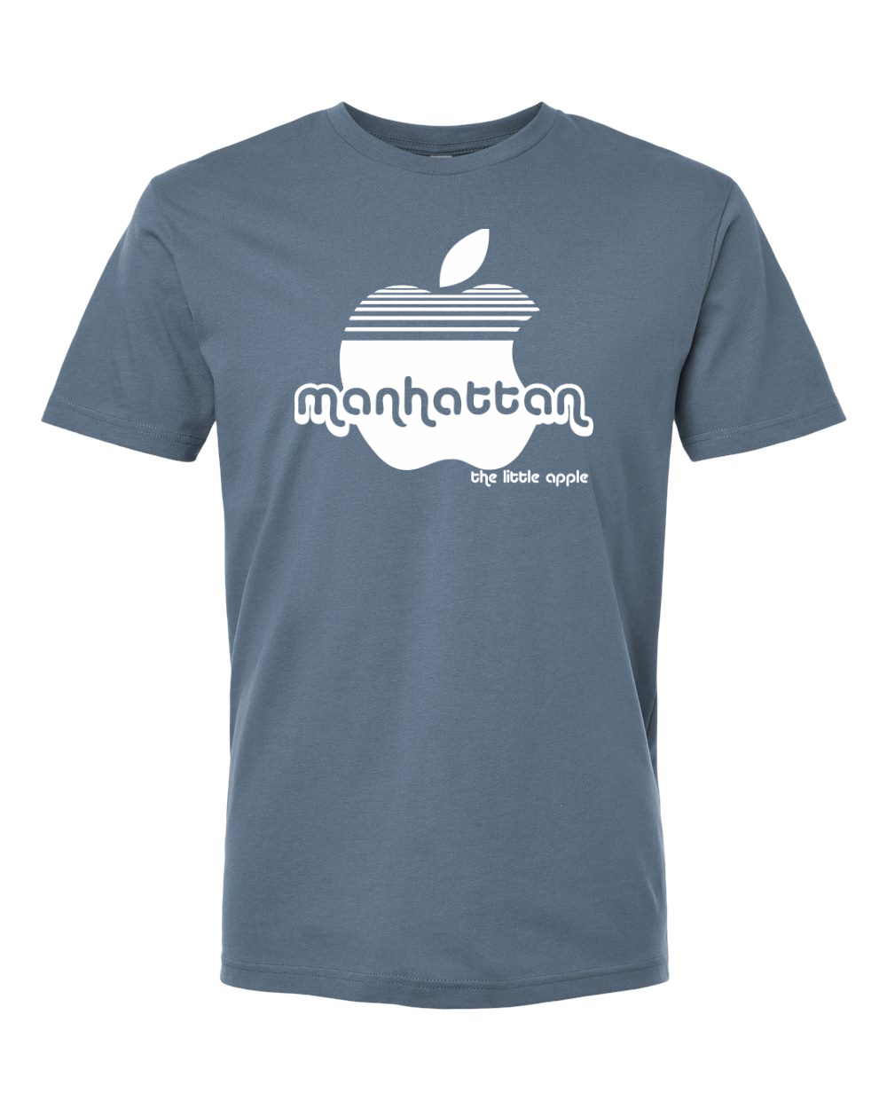 Next Level Unisex Cotton T-Shirt Blue Jean front mockup