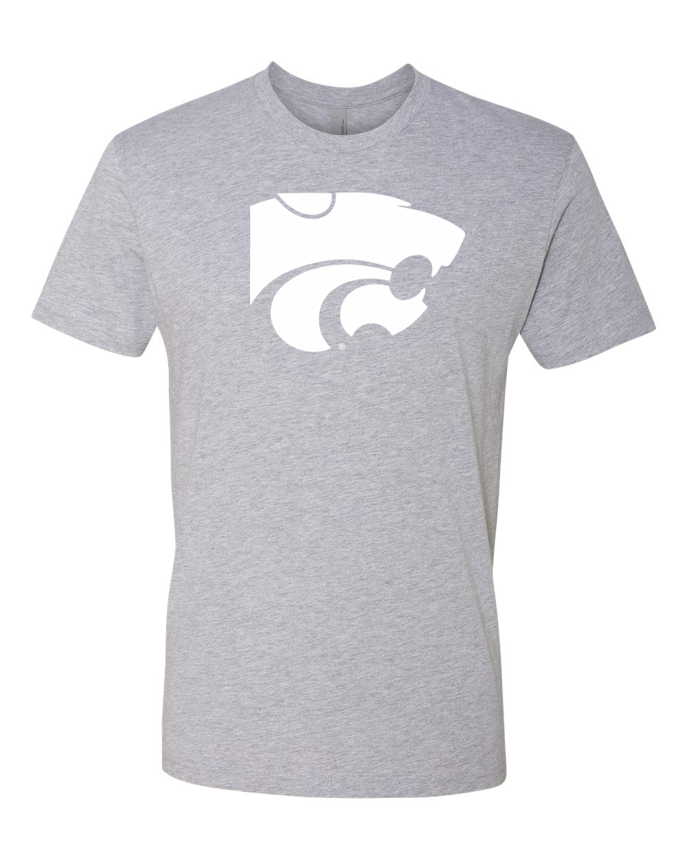 Next Level Unisex Cotton T-Shirt Heather Grey front mockup