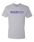 Next Level Unisex Cotton T-Shirt Heather Grey front mockup